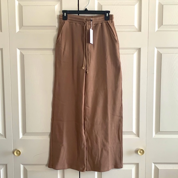 Lovers and Friends Knitted Pant in Tan - Picture 5 of 9